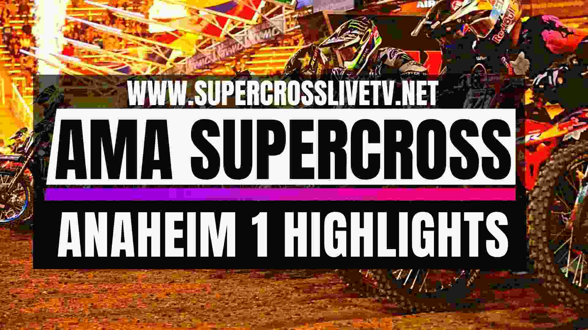 Anaheim Supercross 2024 Round 1 Highlights 250SX